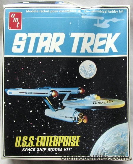 AMT 1/635 Star Trek (TV Series) USS Enterprise - Yorktown / Valiant / Hood / Farragut / Excalibur / Intrepid / Republic / Constitution / Lexington / Potemkin / Constellation / Exeter / Kongo, S951 plastic model kit